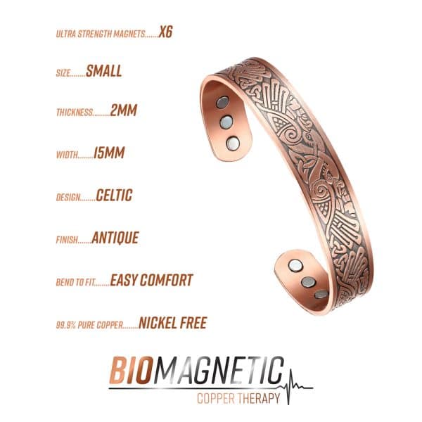 Tribal Copper Therapy Bracelet S6 Copper Info