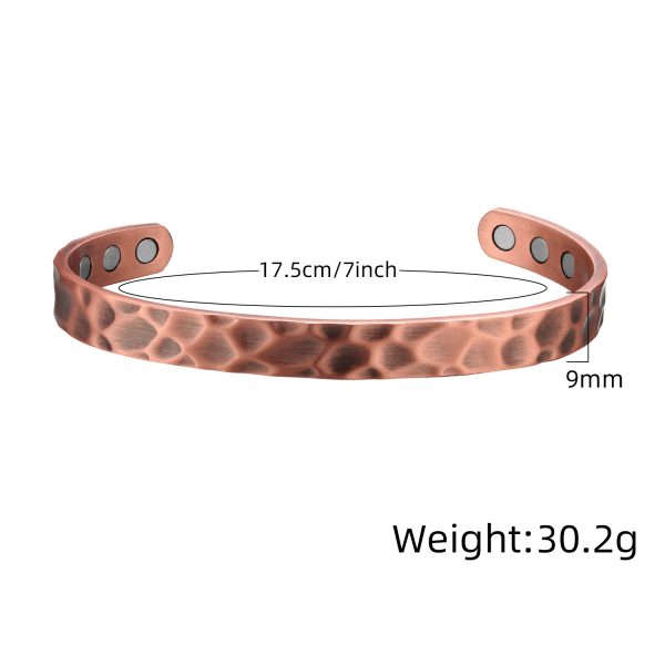 Hammered Copper Therapy Bracelet