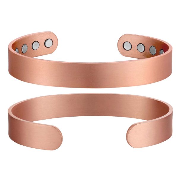 Plain copper therapy bracelet