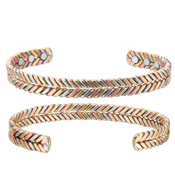 Bio Magnetic Copper Therapy Bangle with 6 Ultra Strength Magnets - Image 3