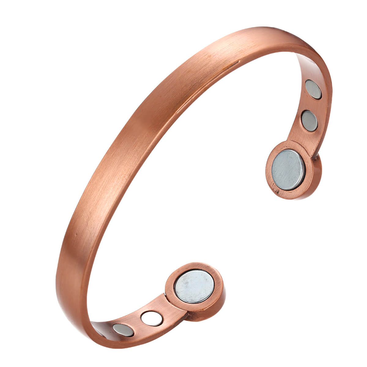 Classic Copper Therapy Bracelet with 6 Neodymium Magnets - Magnetic therapy