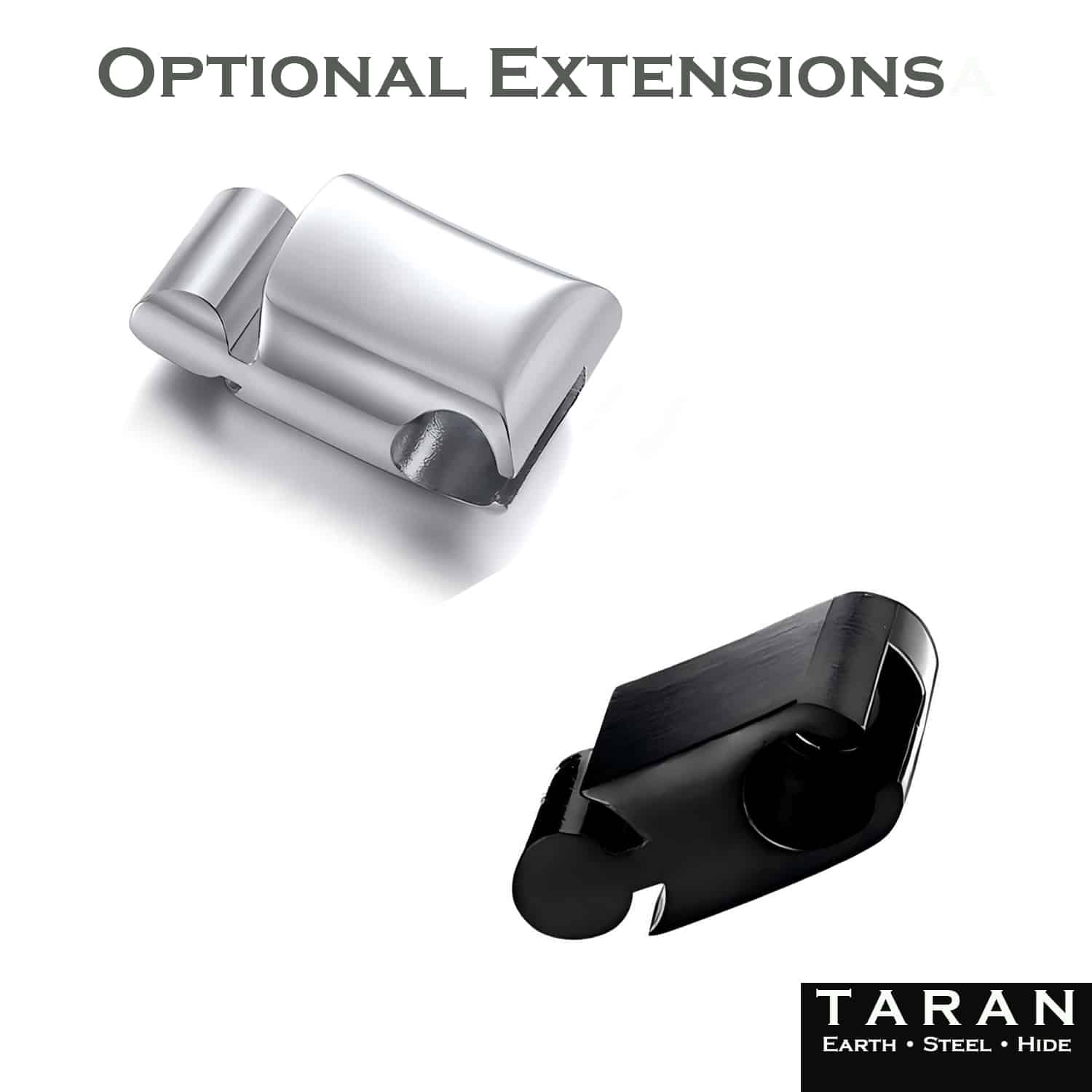 Men's Black Double Layer Leather Bracelet | Taran - Image 5
